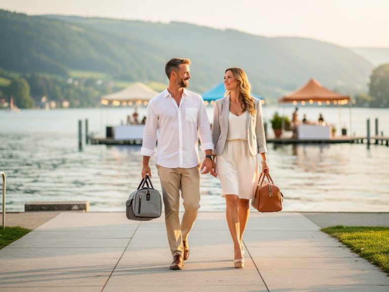 Mit Komfort und Leichtigkeit zu Bodensee Events anreisen und genießen Bequeme Anreise zu Bodensee Events mit Bus, Bahn und Fähren am Seeufer