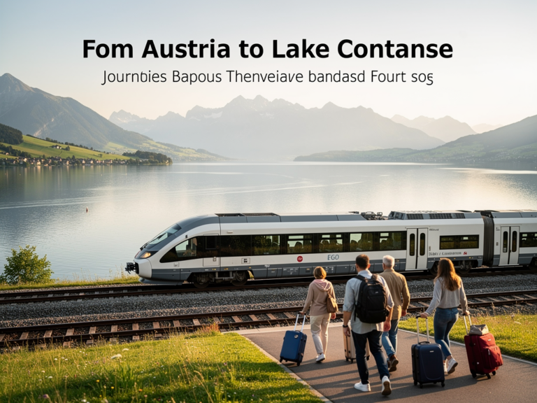 Autobahn A14 mit Verkehr nahe Bregenz auf dem Weg Bodensee von Österreich