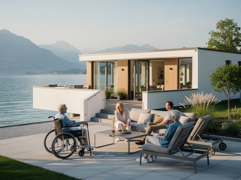 Barrierefrei am Bodensee entspannen – passende Unterkunft für alle Barrierefreie Unterkunft am Bodensee mit rollstuhlgerechtem Zugang und Seeblick