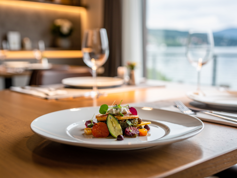 Elegantes Restaurant Casala in Immenstaad mit Blick auf den Bodensee und feiner Küche