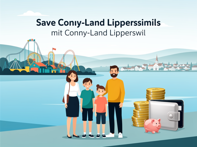 Familie mit Kindern freut sich über günstigen Einstieg mit Conny-Land Lipperswil Rabatt