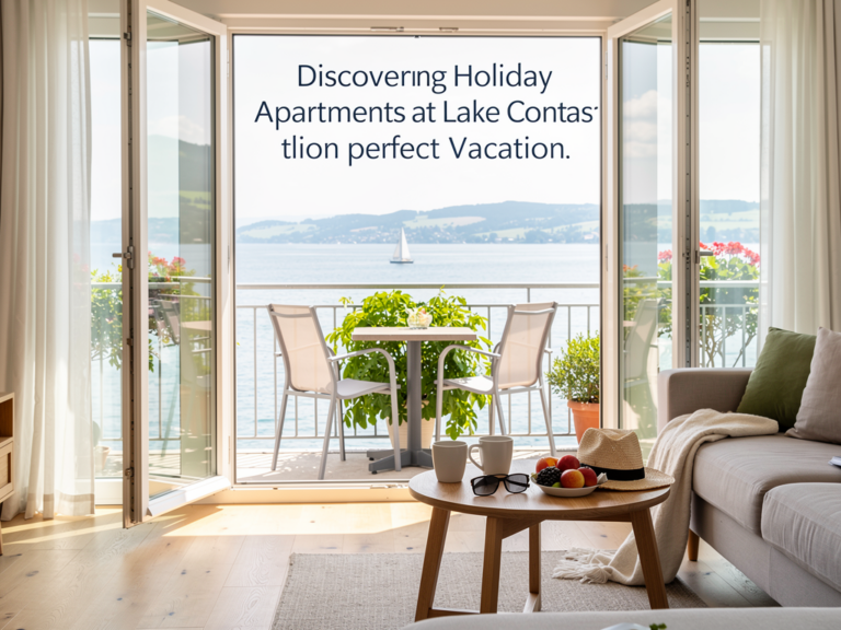 Gemütliche Ferienwohnung am Bodensee mit Seeblick und Nähe zu Freizeitangeboten