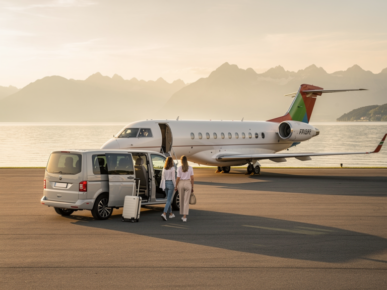Flugzeugtransfer Bodensee pünktliche Abholung und stressfreie Weiterfahrt am Flughafen