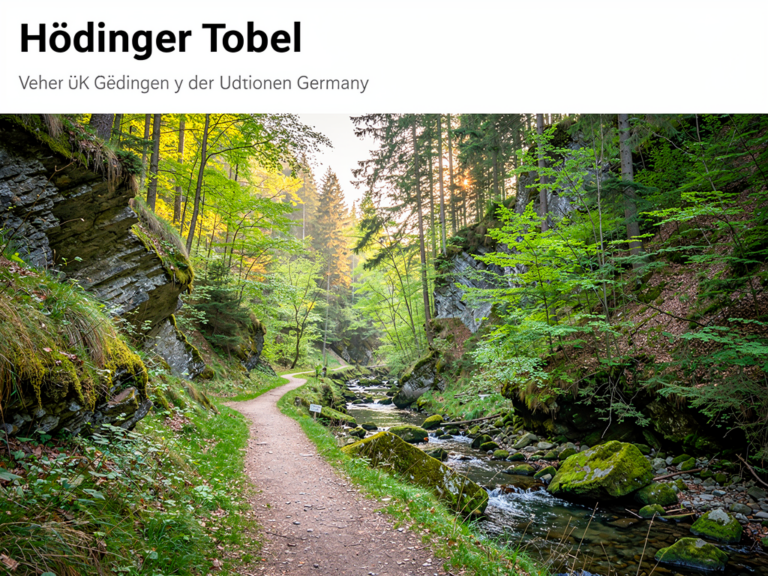 Hödinger tobel überlingen wanderung: Tipps, Beispiele und Lösungen Wanderweg durch den Hödinger Tobel mit Blick auf den Überlinger See