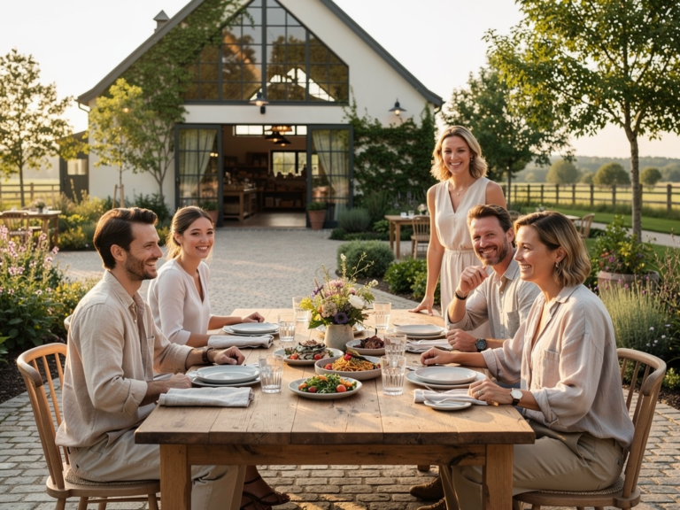 Die schönsten Hofläden mit einladendem Gastronomie-Erlebnis entdecken Gemütlicher Hofladen mit regionaler Gastronomie und frischen hofeigenen Produkten
