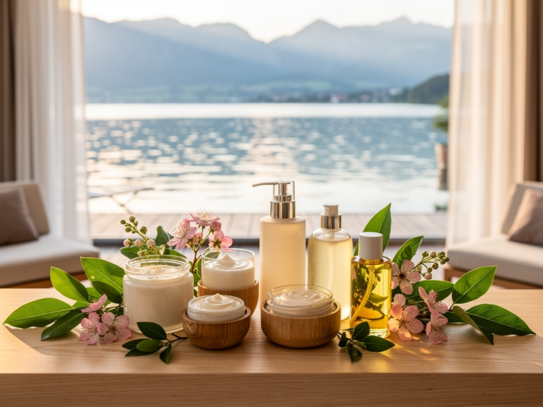 Naturkosmetik im Hotel Haus am See begeistert mit Bodensee-Blüte Pflege Hotel Haus am See Wellnessbereich mit regionaler Naturkosmetik Bodensee-Blüte Pflege