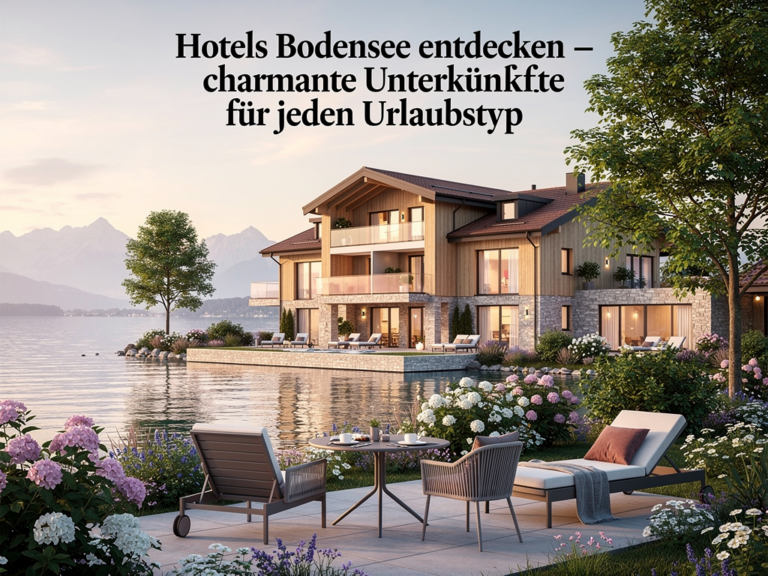 Charmante Hotels am Bodensee mit Seeblick und vielfältigen Urlaubsmöglichkeiten