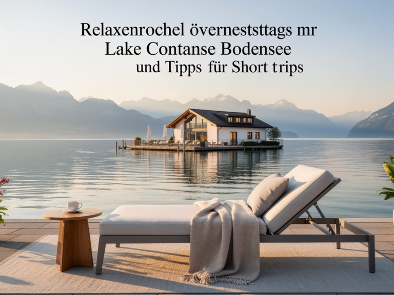 Gemütliche Kurzreise Bodensee Unterkunft mit Seeblick und entspannter Atmosphäre