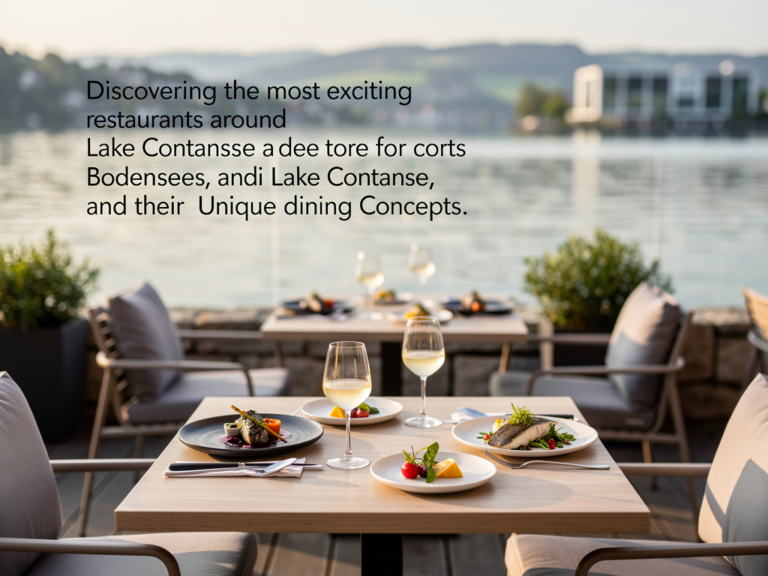 Entdecken Sie die spannendsten neuen Restaurants am Bodensee und ihre besonderen Konzepte Moderne Gastronomen präsentieren einzigartige Konzepte in neuen Restaurants am Bodensee