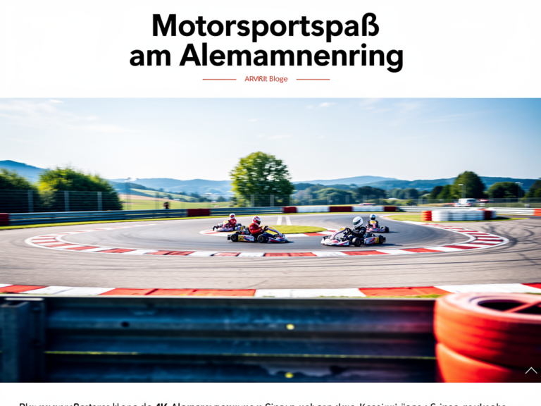 Outdoor Kartbahn Singen Test Motorsportspaß am Alemannenring für Anfänger und Profis