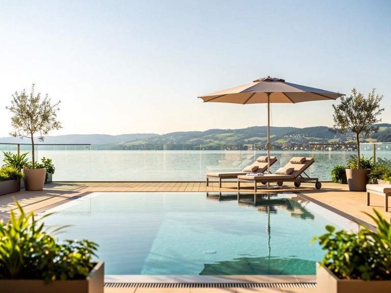 Exklusive Unterkunft am Bodensee mit privatem Pool und entspannter Atmosphäre