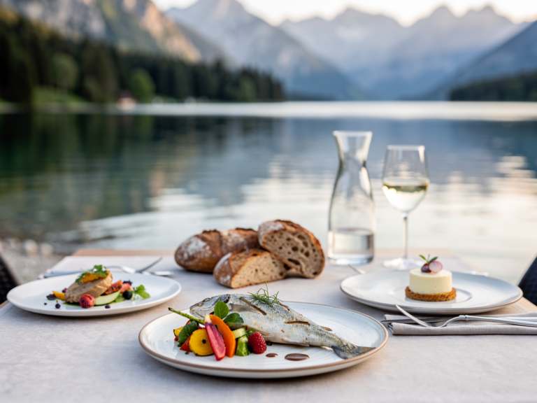 Gemütliches Restaurant am Obersee mit regionalen kulinarischen Spezialitäten und Seeblick