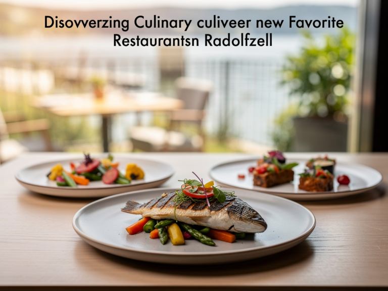 Gastro-Geheimtipps und neue Favoriten in den Restaurants Radolfzell erleben Moderne und traditionelle Gerichte in den besten Restaurants Radolfzell am Bodensee