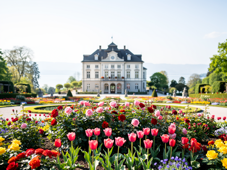 Innenansichten von Schloss Mainau Museum mit Barockarchitektur und historischen Exponaten