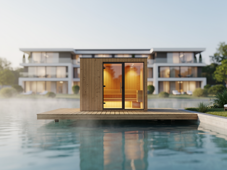 Private Sauna mit Bodensee-Panorama im Seehotel Friedrichshafen genießen