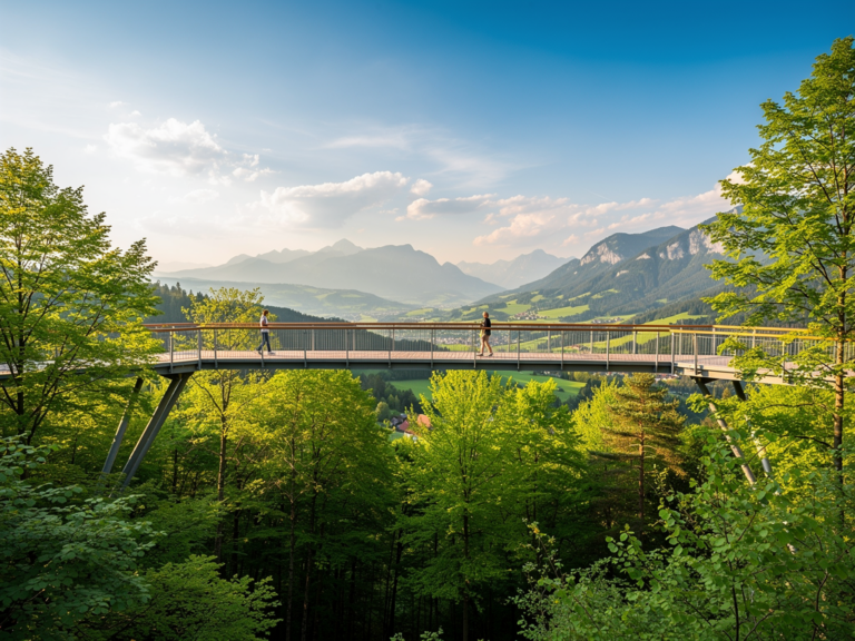 Skywalk Allgäu Baumwipfelpfad mit Alpenblick und entspannter Naturerfahrung