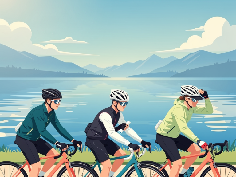 Mit diesen Tipps rund ums Radfahren am Bodensee gelingt optimaler Sonnenbrand Schutz Radfahrer schützt Haut mit Sonnencreme und Kleidung am Bodensee vor Sonnenbrand
