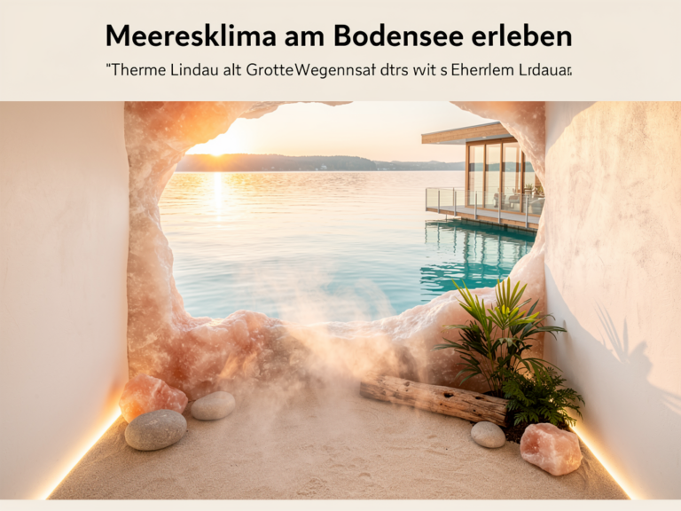 Meeresklima am Bodensee erleben Therme Lindau Salzgrotte Erfahrungsbericht Salzgrotte Meeresbrise in Therme Lindau mit salzhaltiger Luft und wohltuendem Klima