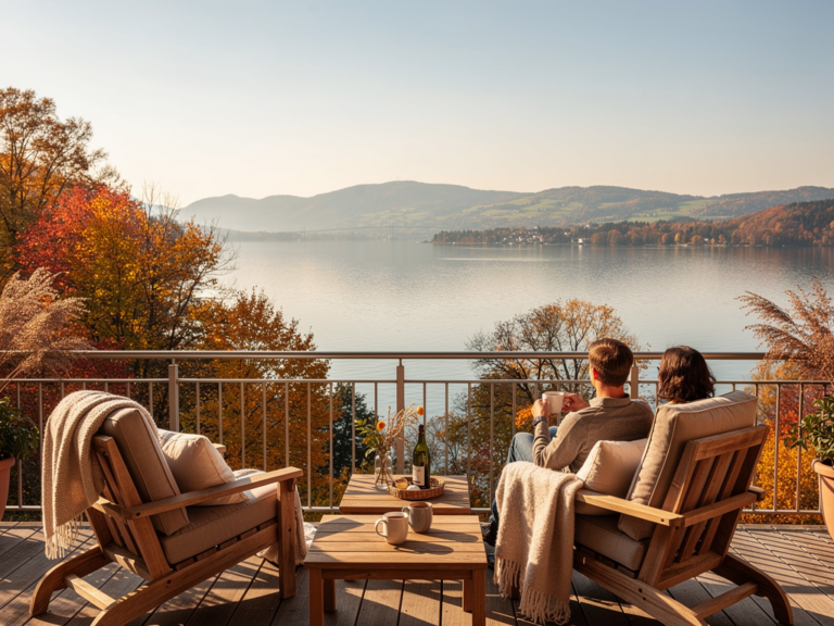 Gemütliche Unterkünfte am Bodensee im Herbst erleben und Natur genießen Gemütliche Unterkunft am Bodensee im Herbst umgeben von herbstlicher Naturkulisse