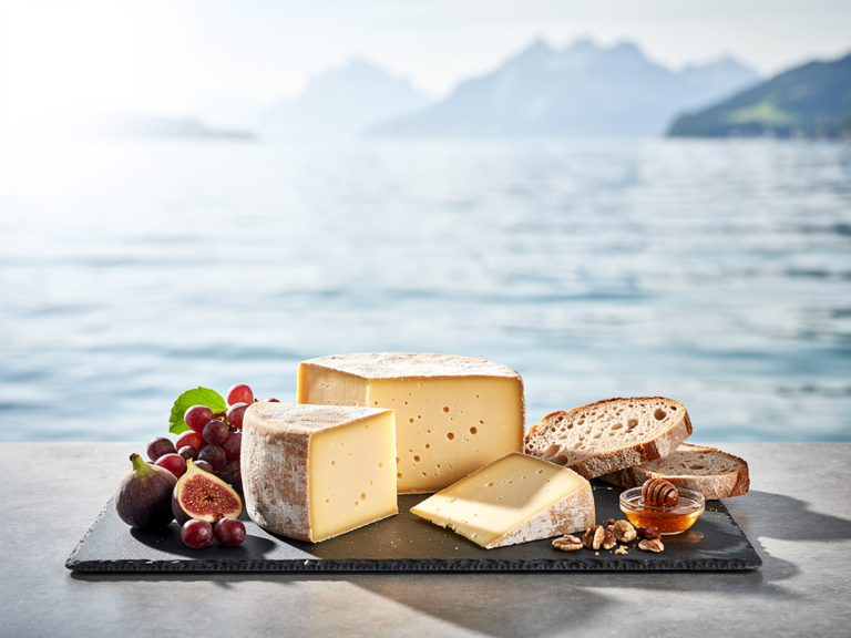 Vorarlberger Bergkäse auf regionaler Käseplatte bereichert die Bodenseekulinarik