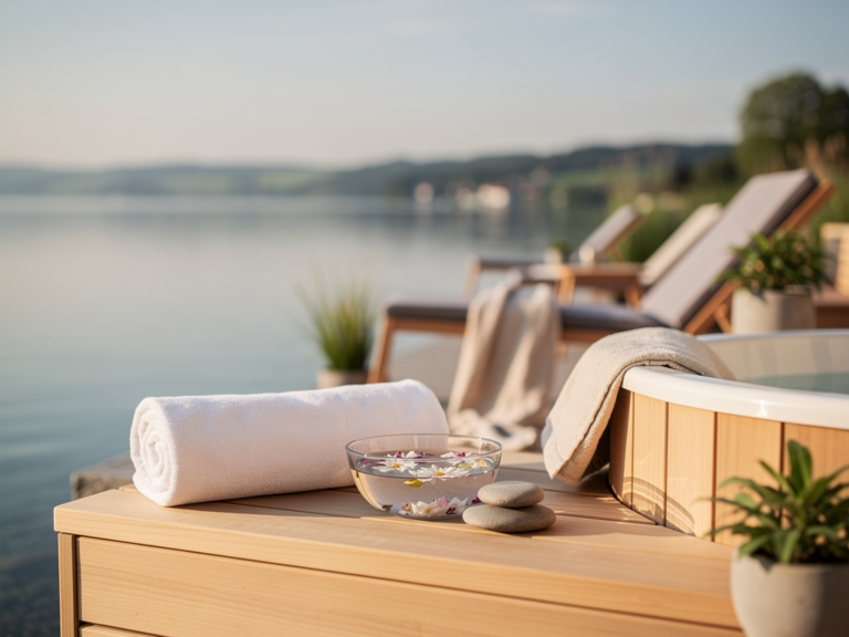 Vielfältige Wellness Bodensee Arrangements für erholsame Tage am See entdecken Entspannte Wellnessmomente mit Seeblick und Naturkulisse am Bodensee erleben