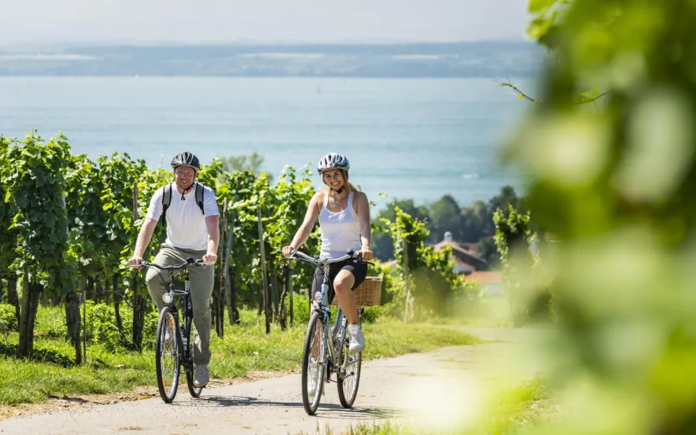 Genießer Radtour mit Ausblick_Radfahrer, Lizenz 1a