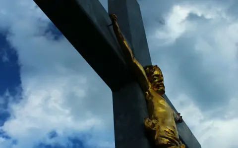 Kreuz am Kreuzfelsen Bärenthal