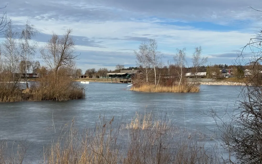 Seepark im Winter