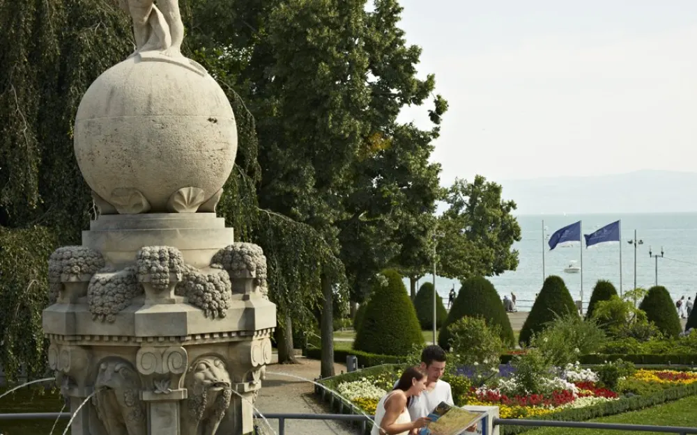 Zeppelin Brunnen Friedrichshafen