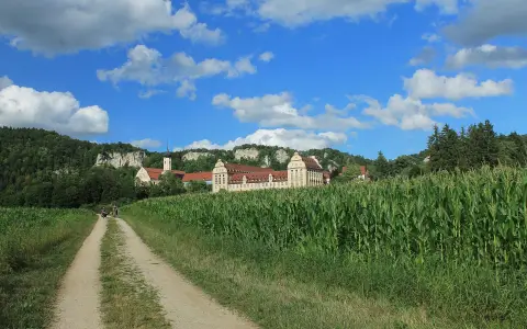 Donauberglandweg Etappe 4 Zieleinlauf in Beuron