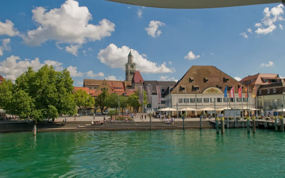 Schöner Blick auf Überlingen