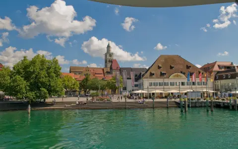 Schöner Blick auf Überlingen