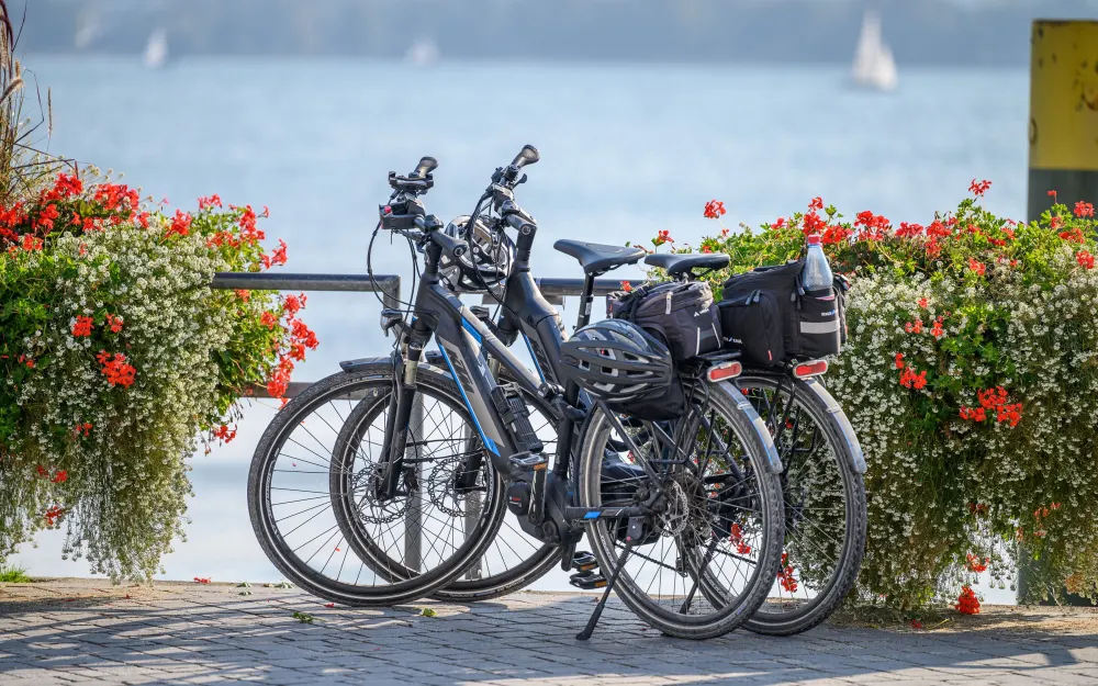 Fahrräder am Überlinger Schiffsanleger