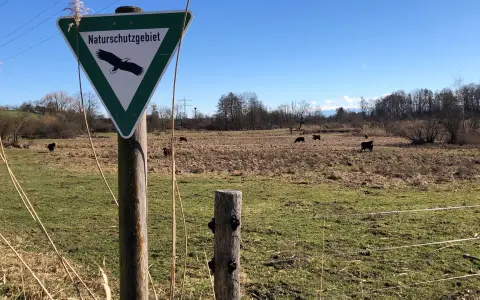 Eisweiher Schild