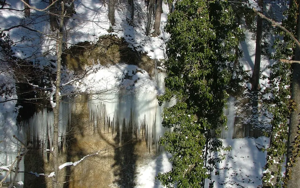 Schlucht am Mariaberg bei Thingers