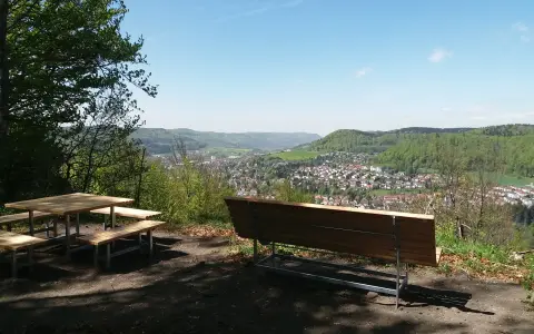 Aussichtspunkt, Rastplatz am Schlossfels