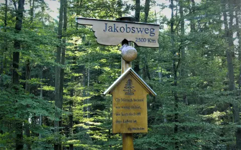 Jakobsweg Wegweiser