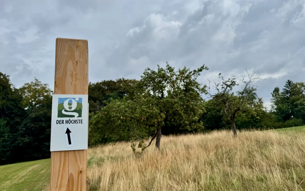Wegweiser "Der Höchste"