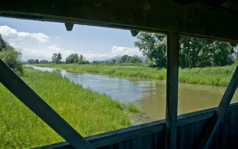 Ein Seitenarm des Rheins