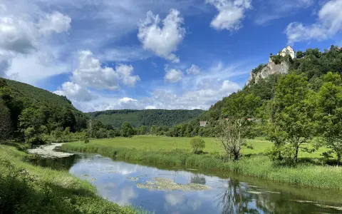 Donau und Schloss Werenwag