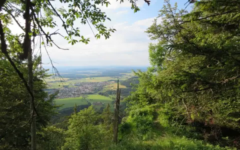 Blick ins Albvorland vom Oberhohenberg, Schömberg-Schörzingen
