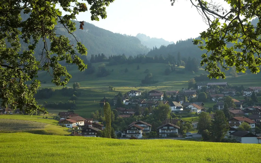 Blick auf Obermaiselstein