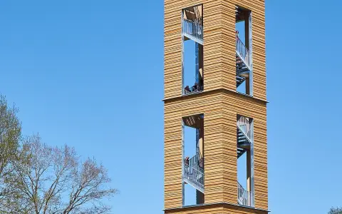 Selfie-Point am Bannwaldturm Pfrunger-Burgweiler Ried in Ostrach