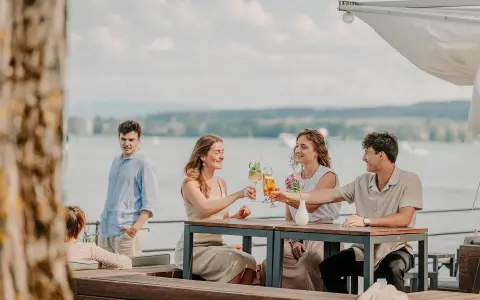 Rothaus Biergarten im Steigenberger Inselhotel
