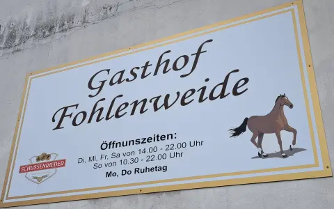 Schild Gasthof Fohlenweide Albstadt Tourismus MA Ulrike Wieland