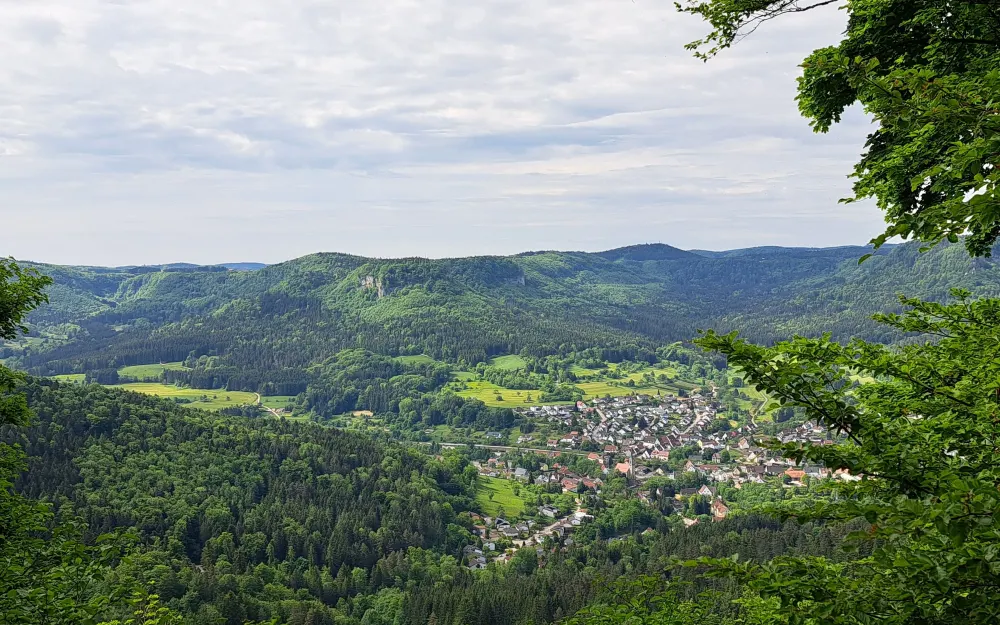 Aussichtspunkte Traufkante Albstadt-Burgfelden