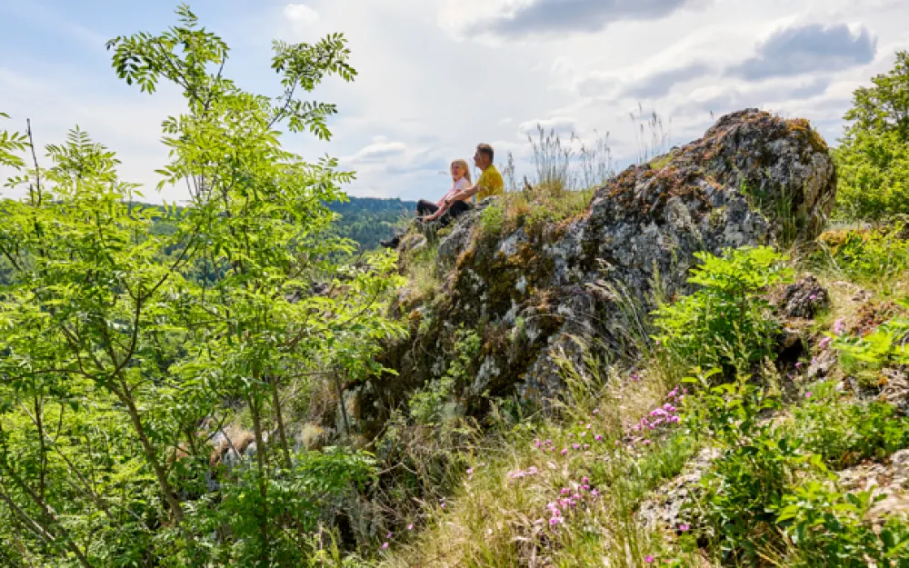 Zupferfelsen - Aussichtspunkt, Premiumwanderweg Wilde Täler - Fürstliche Höhen