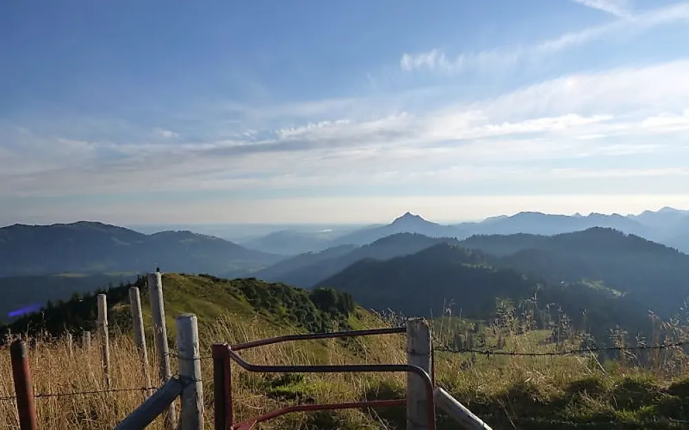 Auf dem Gipfel des Riedberger Horns