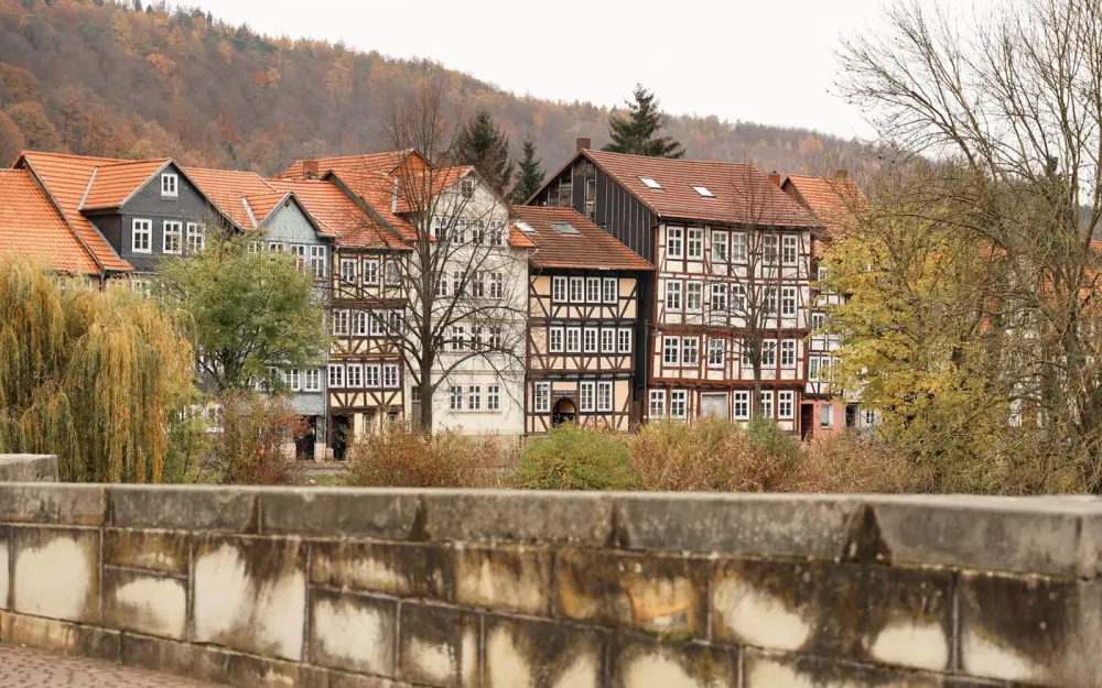 Symbolbild: Charming half-timbered houses in Hann. Münden during autumn.